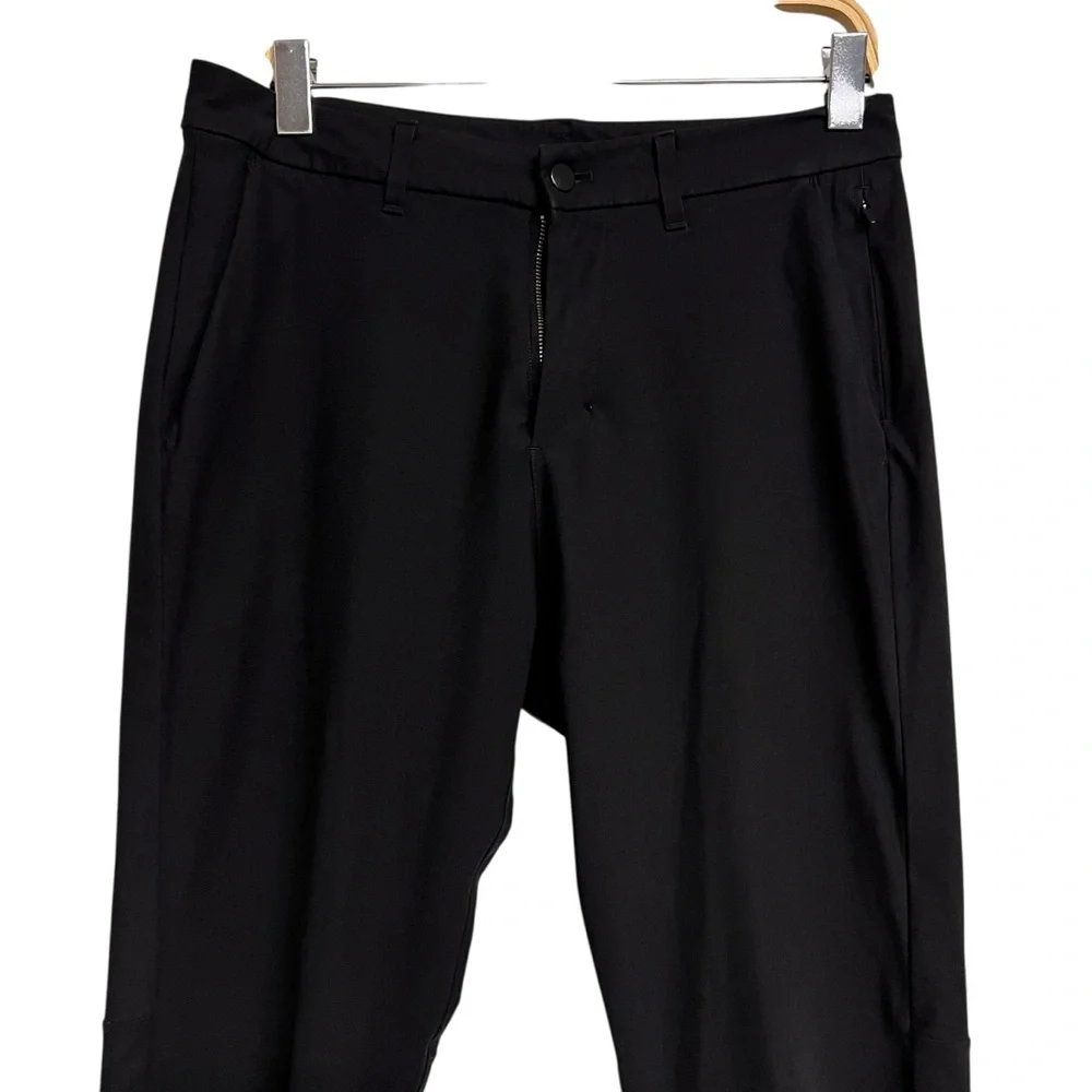 Men's Lululemon Commission Pant Classic Black Flawed 31x30 - Picture 2 of 9